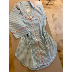 Chemise Vichy Azul Claro - Be.My Luxury Handmade