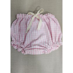 Tapa Fralda Vichy Rosa Claro - Be.My Luxury Handmade