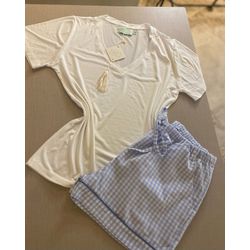 Conjunto Curto Básico Feminino Azul - Be.My Luxury Handmade