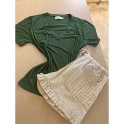 Conjunto Curto Básico Babadinho Verde - Be.My Luxury Handmade
