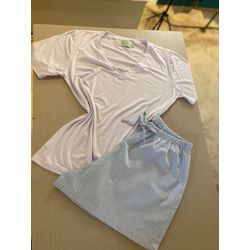 Conjunto Curto Básico Azul Bebê - Be.My Luxury Handmade
