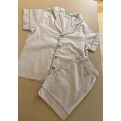 Conjunto Curto Tradicional Masculino Cinza - Be.My Luxury Handmade