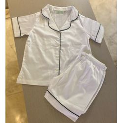 Conjunto Curto Tradicional Masculino Branco - Be.My Luxury Handmade