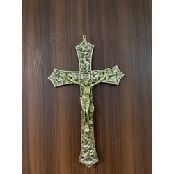 CRUCIFIXO DE PAREDE GRANDE - 7899852411583 - Benedictus Livraria Católica