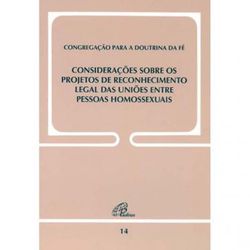 DOC 14 - CONSIDERAÇÕES SOBRE OS PROJETOS DE RECONH... - Benedictus Livraria Católica