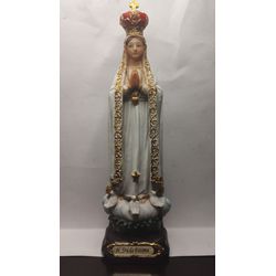 IMAGEM FATIMA POMBA - RESINA (20cm) - 3113 - Benedictus Livraria Católica