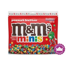 M&MS MANTEIGA DE AMENDOIM MINIS 243G - bestcandyz
