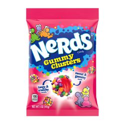 NERDS GUMMY CLUSTERS RAINBOW 141G - bestcandyz