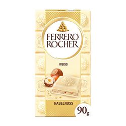 Barra Ferrero Rocher Branco Com Avela 90gr - bestcandyz