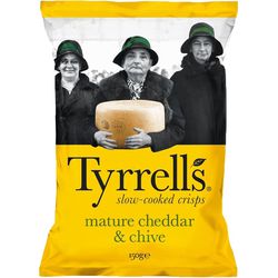 TYRRELLS CHEDDAR E CEBOLINHA 40G - bestcandyz