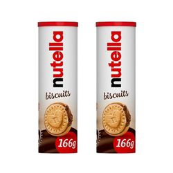 Combo 2 Nutellas Biscuits Tubo 166g - bestcandyz