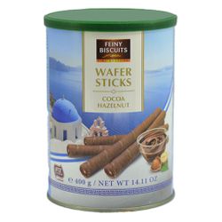 CANUDOS FEINY WAFER RECHEIO DE CACAU E AVELA 400G - bestcandyz