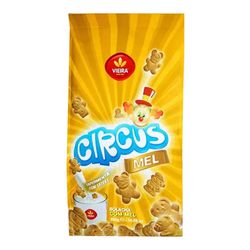 BISCOITO VIEIRA CIRCUS MEL 125G - bestcandyz
