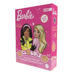 CLOUDIZ MINI BISCUITS BARBIE CREME DE MORANGO 30G - bestcandyz