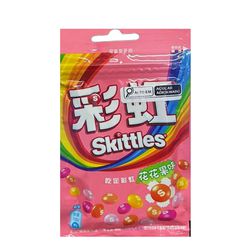 Bala Skittles Sabor De Flores e Frutas 45g - bestcandyz