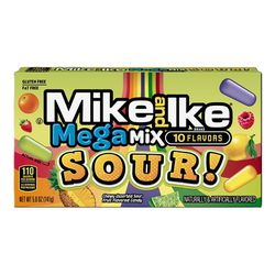 BALA MIKEANDIKE MEGA MIX SOUR 10 FLAVOUR CAIXA 120 - bestcandyz