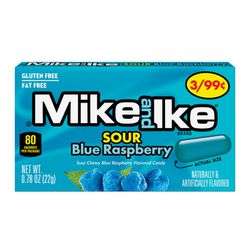 Bala Mike And Ike Sour Blue Raspberry 22g - bestcandyz