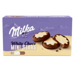 BISCOITO MILKA CHOCO WHITE MINIS 150G - bestcandyz