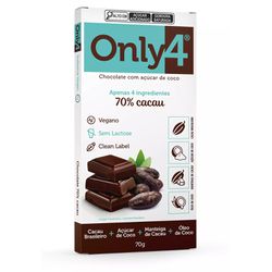 Chocolate Only4 70 % Cacau - bestcandyz