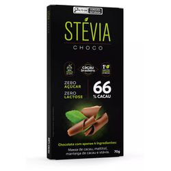 stavia Zero Choco 66 % Cacau - bestcandyz