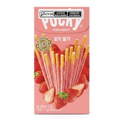 BISCOITO POCKY DE PALITO MORANGO 46G - bestcandyz