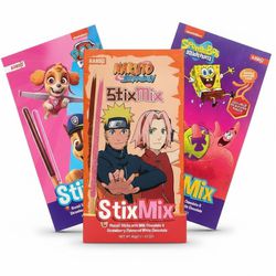STIXMIX NARUTO/ BOB ESPONJA/ PATRULHA CHOCOLATE E ... - bestcandyz