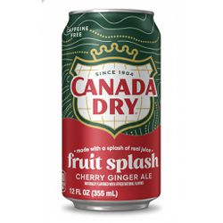 REFRIGERANTE CANADA DRY CHERRY GINGER ALE 355ML - bestcandyz