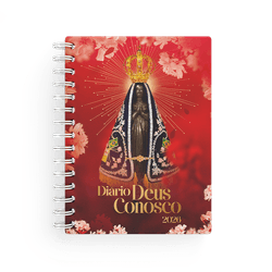 Diário Deus Conosco 2026 - Coração de Mãe - Wire-o - 33202 - Betânia Loja Catolica 