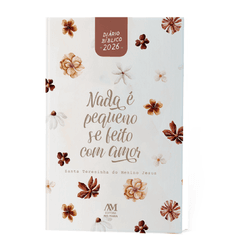 Diário Bíblico 2026 - Capa Dura - Santa Teresinha - 21010 - Betânia Loja Catolica 