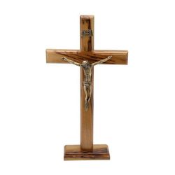 Crucifixo Mesa e Parede -Madeira 35 cm - 26362 - Betânia Loja Catolica 