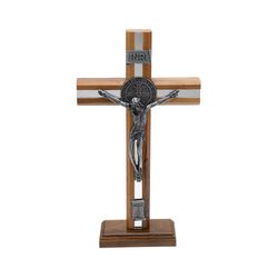 Crucifixo Ninguém Te Ama Como Eu - 26cm -Parede e Mesa - 29943 - Betânia Loja Catolica 