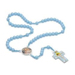 Terço Infantil Azul 8mm - 32341 - Betânia Loja Catolica 