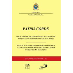 Livro : Carta Apostólica Patris Corde - Documentos Pontifícios 45 - 26840 - Betânia Loja Católica 