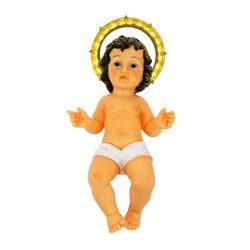 Menino Jesus Luz de Led Resina 42 cm - 30683 - Betânia Loja Catolica 