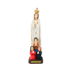 Imagem Resina : Nossa Senhora de Fátima 20 cm - 32337 - Betânia Loja Catolica 