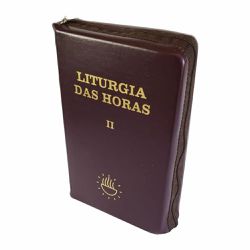 Liturgia das Horas - Volume 2 - Zíper - tempo da quaresma, tríduo pascal, tempo ... - Betânia Loja Católica 