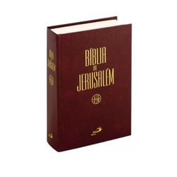 Bíblia de Jerusalém - Editora Paulus Capa Dura - Letra Grande - 14599 - Betânia Loja Catolica 
