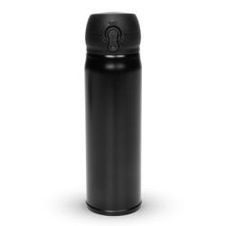 Garrafa Térmica - Preta 400 ml - Personalizada - 25455 - Betânia Loja Católica 