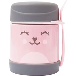 Pote Térmico C/Colher - Gumy Rosa Buba Rosa - 29706 - Betânia Loja Catolica 