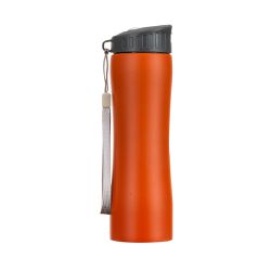 Squeeze Inox 600 ml -Laranja - 26128 - Betânia Loja Catolica 