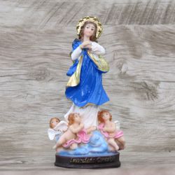 Imagem Resina - Nossa Senhora Conceição 15 cm - 23045 - Betânia Loja Católica 
