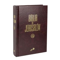 Bíblia de Jerusalém - Editora Paulus Capa Dura - Letra Grande - 14599 - Betânia Loja Catolica 