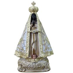 Imagem Resina - Nossa Senhora Aparecida 20 Dourada - 27329 - Betânia Loja Católica 