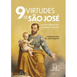 Livro : 9 Virtudes de São José - 27043 - Betânia Loja Católica 