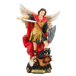 imagem em resina - São Miguel 21 cm - 33507 - Betânia Loja Catolica 