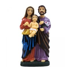 Imagem Plástico - Sagrada Família 8 cm - 33046 - Betânia Loja Catolica 