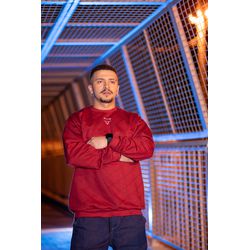 Moletom Longsleeve Dark Red Triangle - MGRB - Betta13