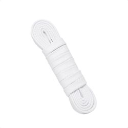 Cadarço Chato De Algodão Encerado 150cm Branco - BETTERMAN