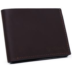 Carteira De Couro Atacama - Dark Brown/ Preto