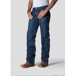 CALÇA JEANS ESCURA MASCULINA 